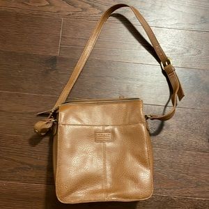 Relic Brown Leather Crossbody